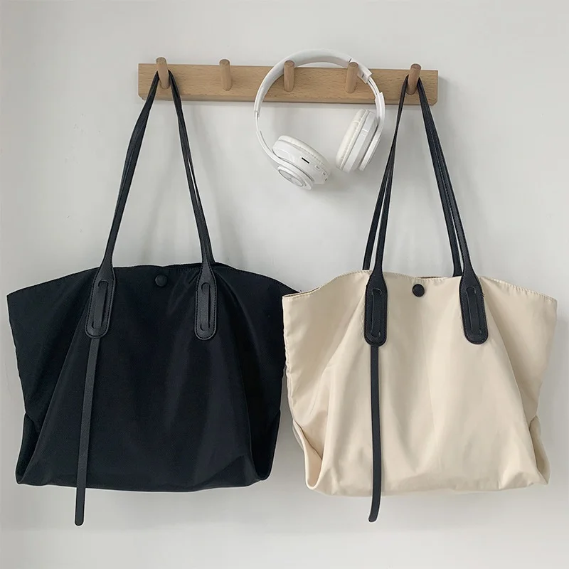 2022 OMOI Custom Large Womens Tote Bags Girls Shopping Tote Single Shoulder Bag Women With Special Handle