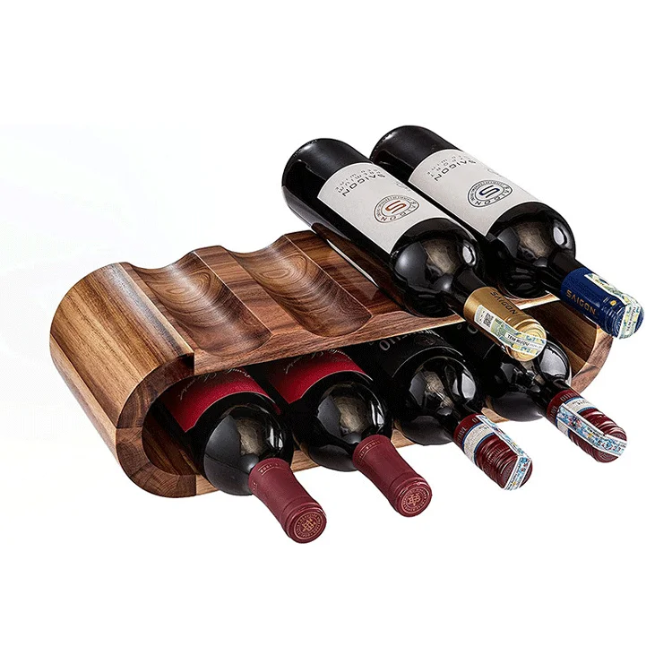 Luxury wine bottle holder decorative bottle stands for home decor and wine gifts