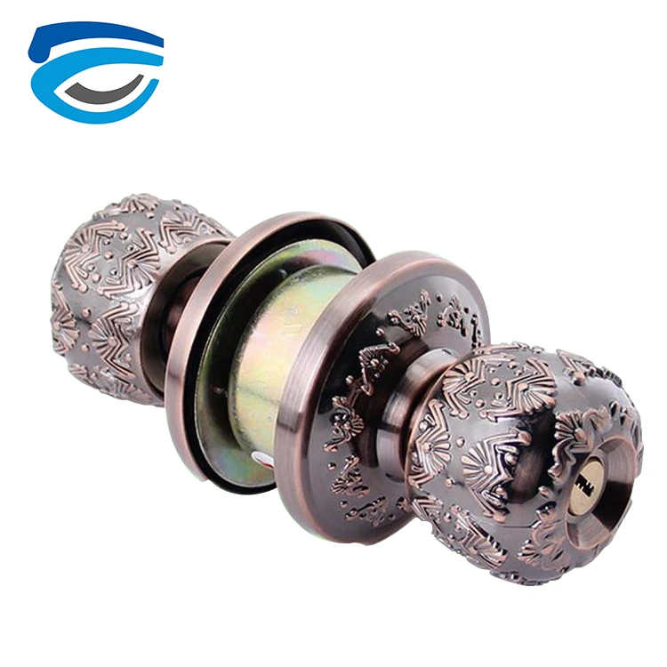 Made in china customize best brand bathroom cylindrical ball door knob lock