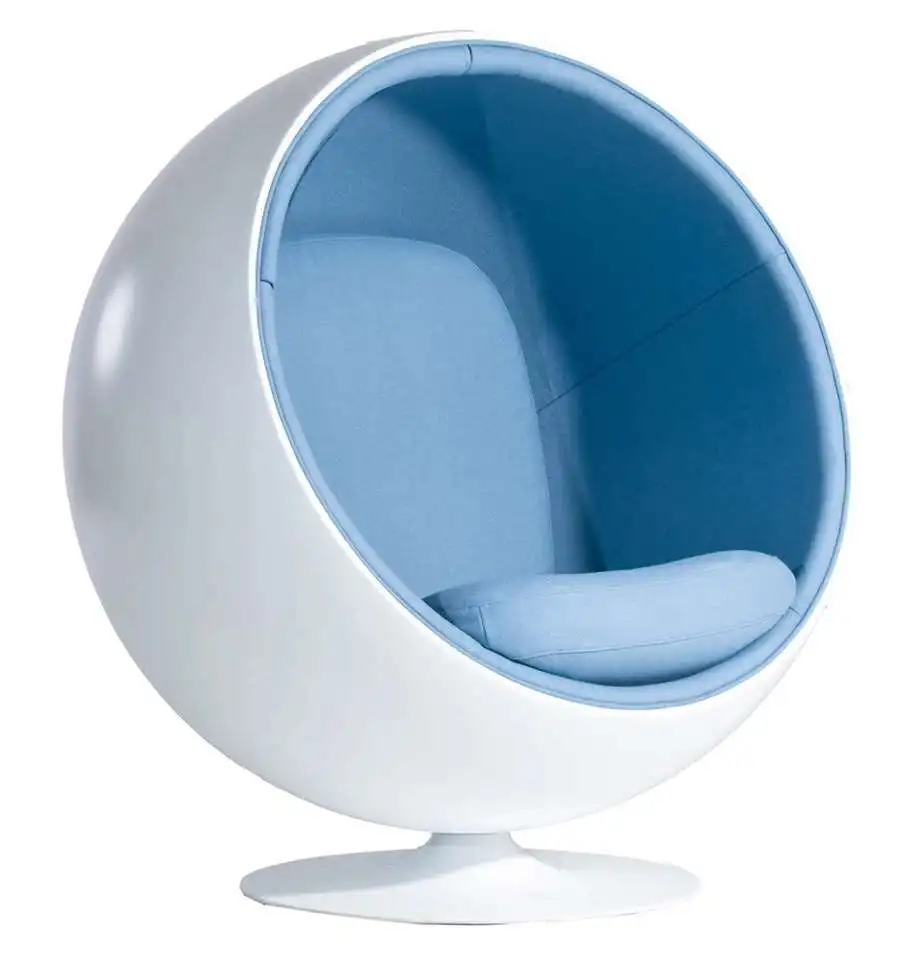 Manufacturers Direct Selling Stability Fiberglass Half Ball Chair