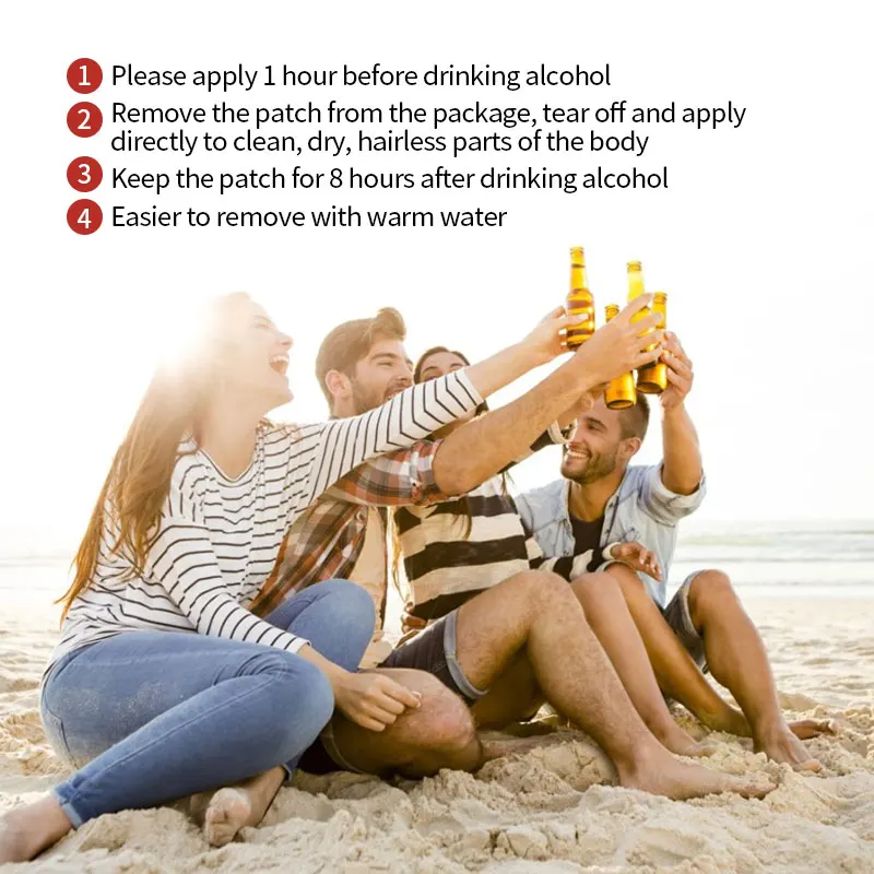 hot sell MQ brand Cure Hangover Prevention natural ingredients anti hangover patch