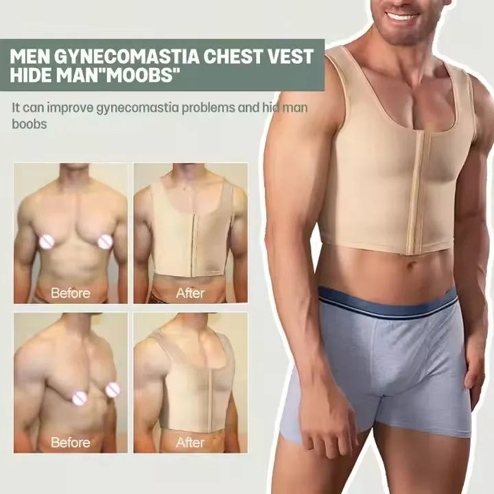 Men Tank Tops Custom Logo Fajase Colombianas Shirt Mens Girdle High Compression Shapewear Body Shaper For Men