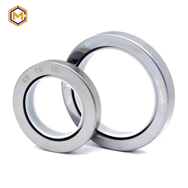 High Pressure Ptfe Stainless Steel Oil Seal Resistance Ptfe Lip Hydraulic  Compressor Shaft Seal