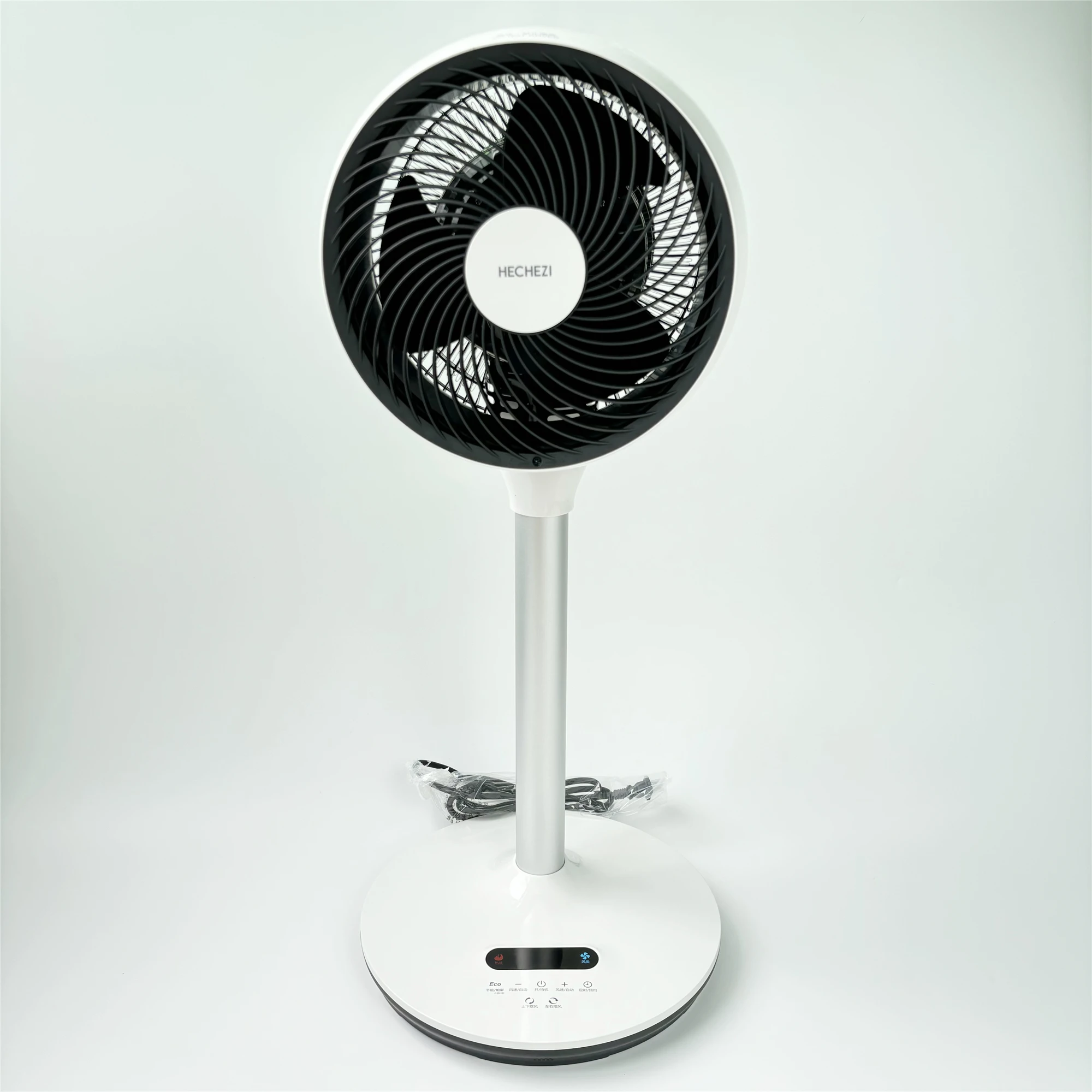 Black and White 2200 Watt Heater 32 Watt Cooler Fan Air Circulation Fan