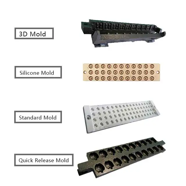 Various patterns Silicone candy Mould used for gummy machine