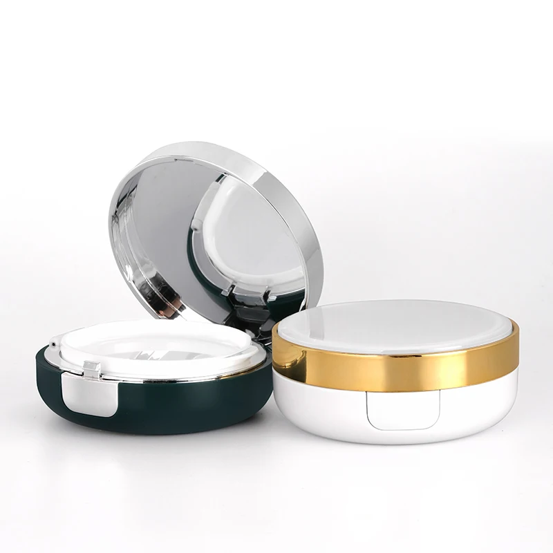 Ready to ship 15g fabric cover Empty Liquid Foundation Case Make-up BB Cream Air Cushion Box with puff and sponge