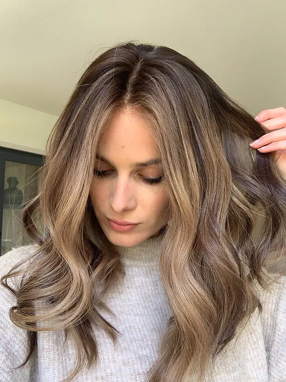 Premium European Hair Lace Top Jewish Wig Brown With Caramel Highlight Color Lace Front Wig With Silk Liner For Women Hair Loss