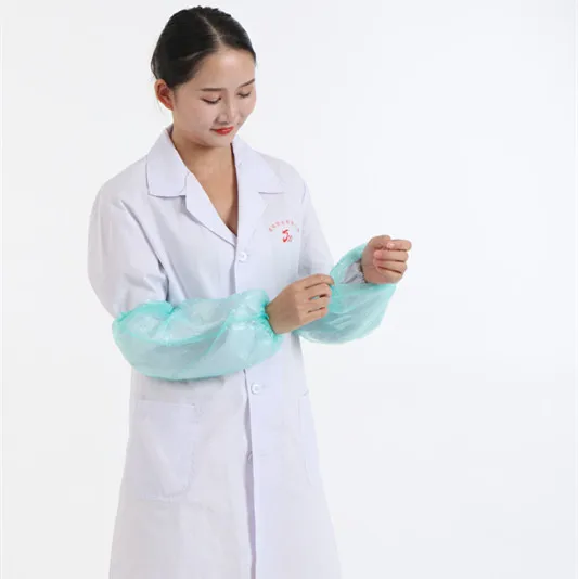 
Disposable Pink Plastic PE Arm Sleeve Cover for food industry 