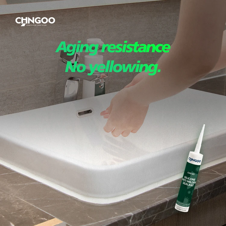 CHNGOO Prevalent Market High Quality Dry Time Fast Factory Low Price White Clear Black Silicone Sealant
