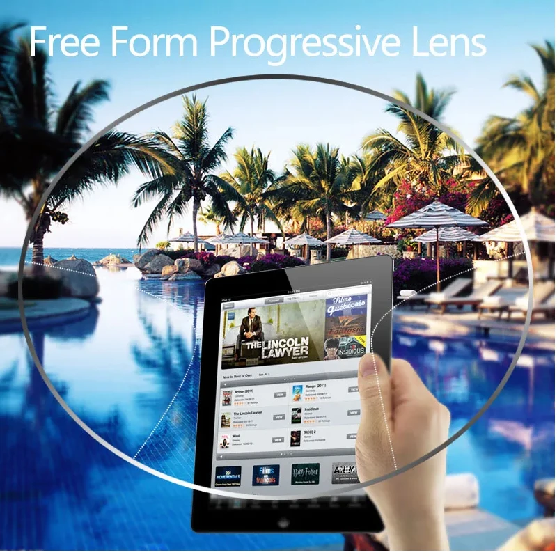 RX Progressive Optical Lenses Polycarbonate lens Danyang Factory supply High Quality Lens wholesale lens