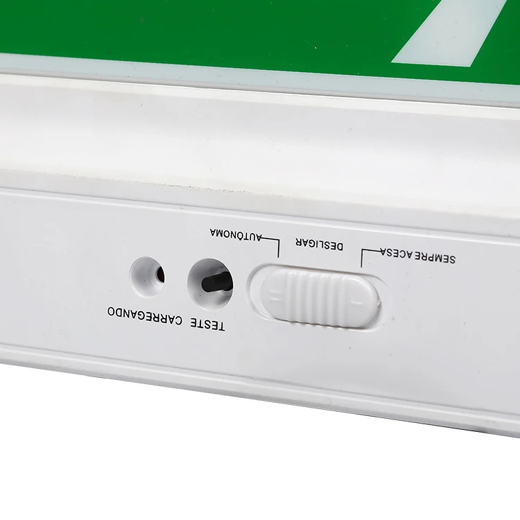 Factory Cheap Price Surface Mounted ABS Indoor Hospital 1.2V Smd Led Emergency Exit Sign Light