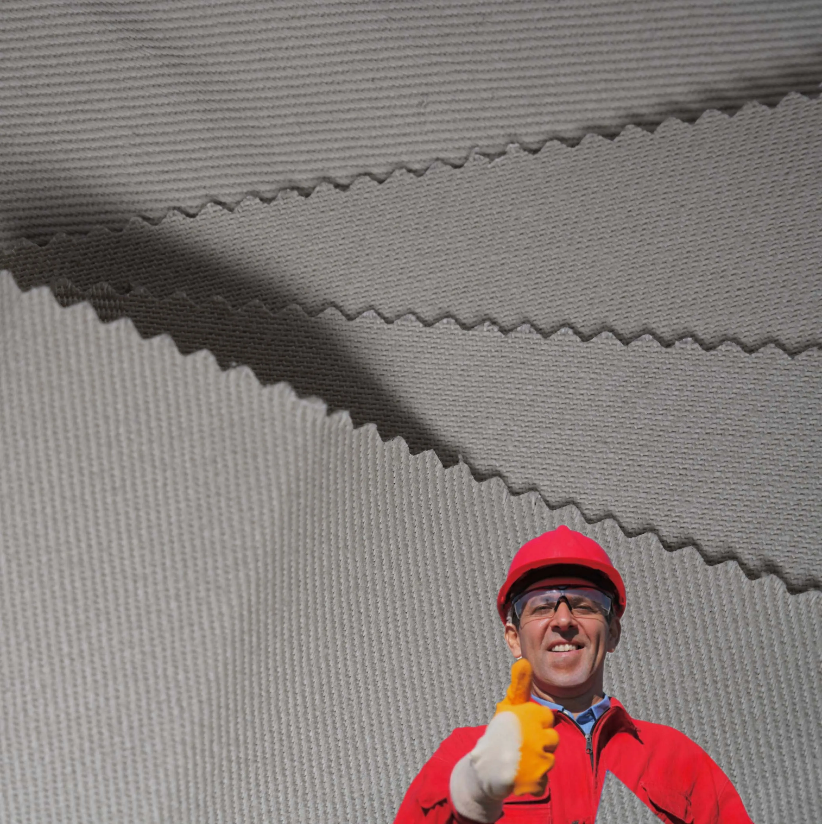 100% cotton flame retardant fabric. Suitable for oil workers work clothes with good wear resistance and fire resistance