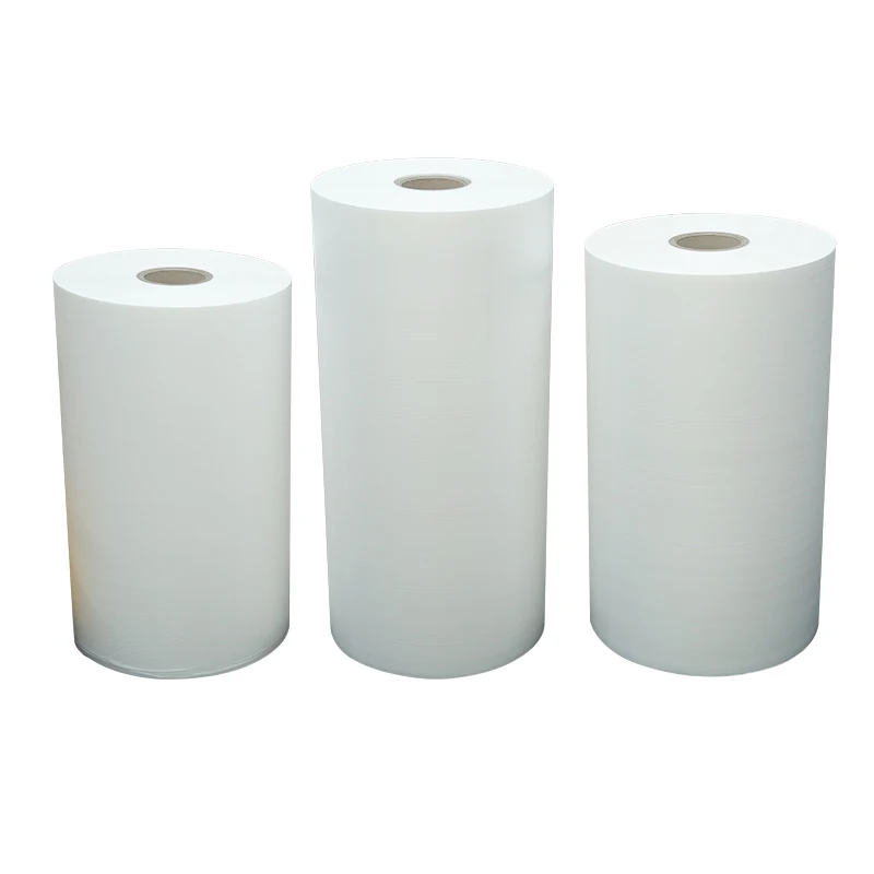 200m-12000m  Plastic Film Rolls Transparent Pet BOPP hot lamination roll film