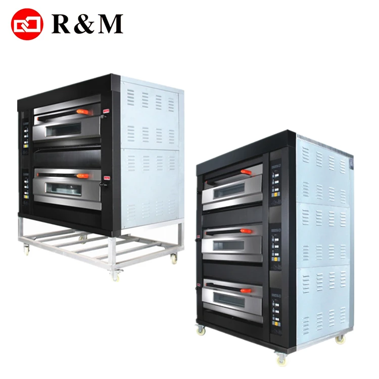 Оборудование для выпечки, хлебобулочная машина для пиццы, 2 Двухуровневая электрическая духовка, каменная печь для пиццы, газовая 2 деки, автоматическая хлебобулочная машина, цена