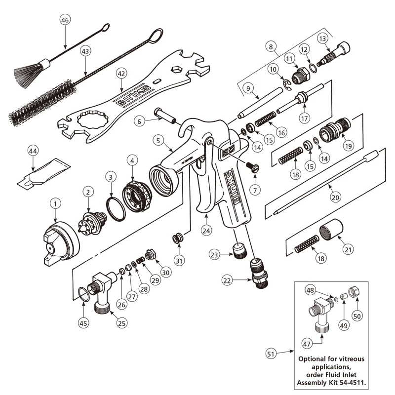 BINKS Spray Gun Model 95 spray gun Multi-functional production manual spray gun
