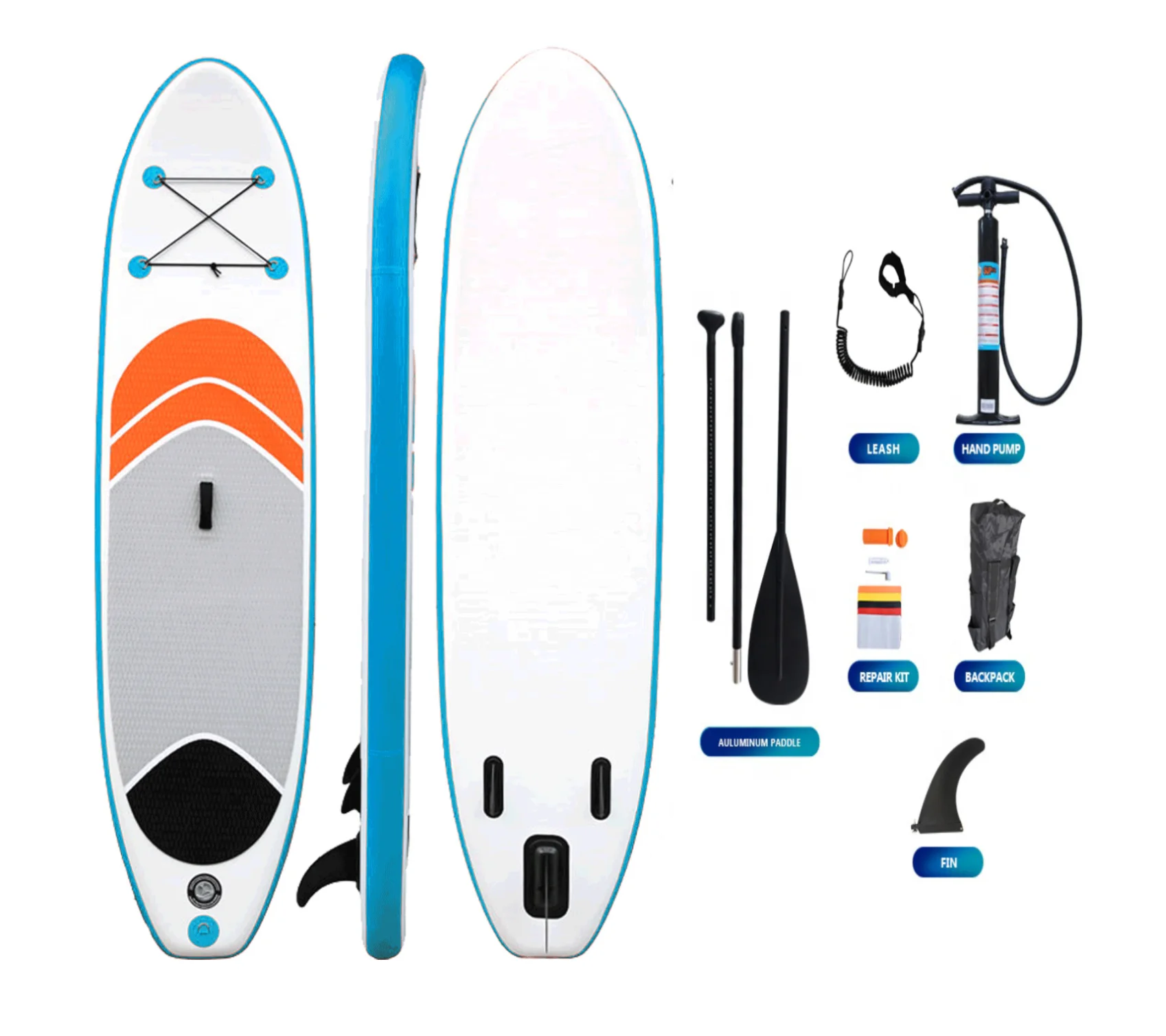 Most Vivid Colors Support Custom Logo Inflatable Stand Up Paddle Board