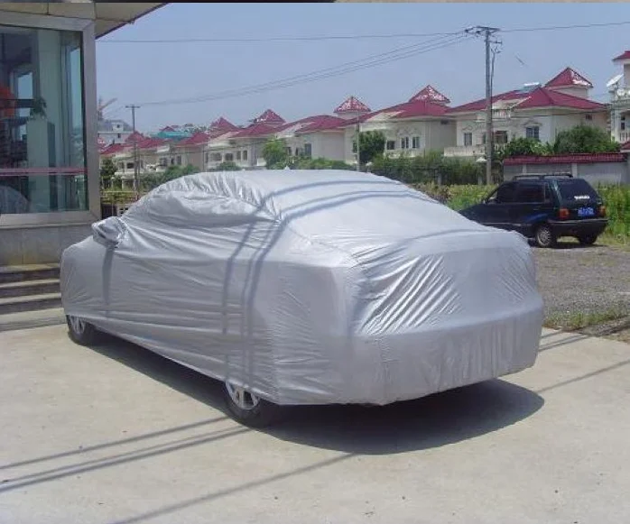 L Code Full Car Cover Indoor Outdoor Sunscreen Heat Protection Dustproof Anti-UV Scratch-Resistant for Sedan Car Protectors Suit
