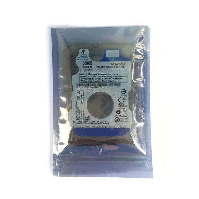 Antistatic Shielding Bag ESD Bags PE PET Ziplock Resealable Packaging Protect you SSD HDD PCIE  from Electrostatic Damage