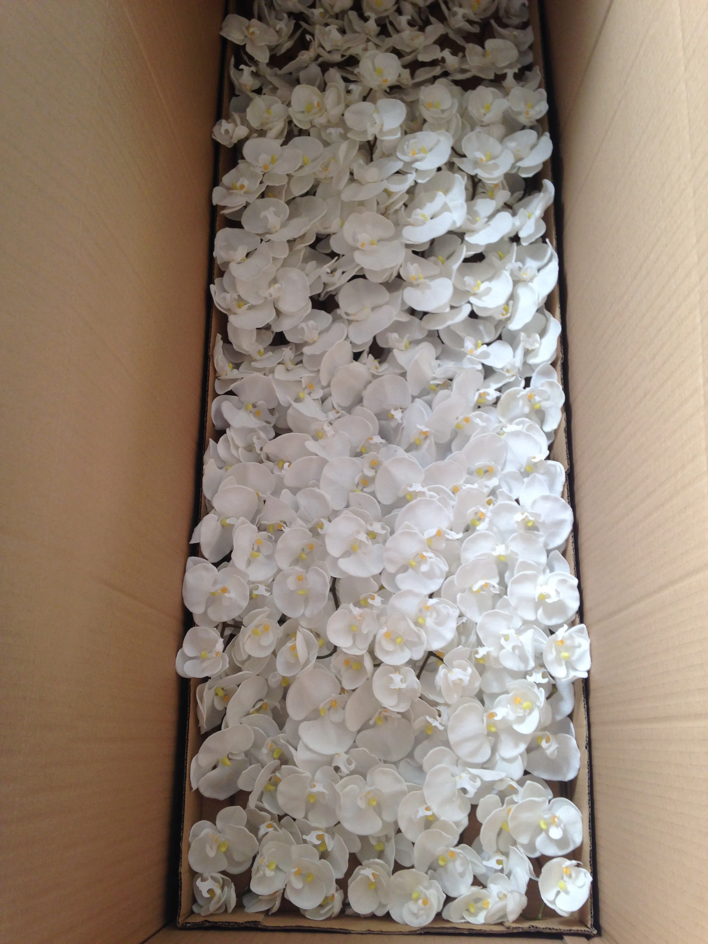 SFL2037L High Quality 10 Pcs Phalaenopsis Orchid Flower For Home Decor Artificial White Orchid Flower