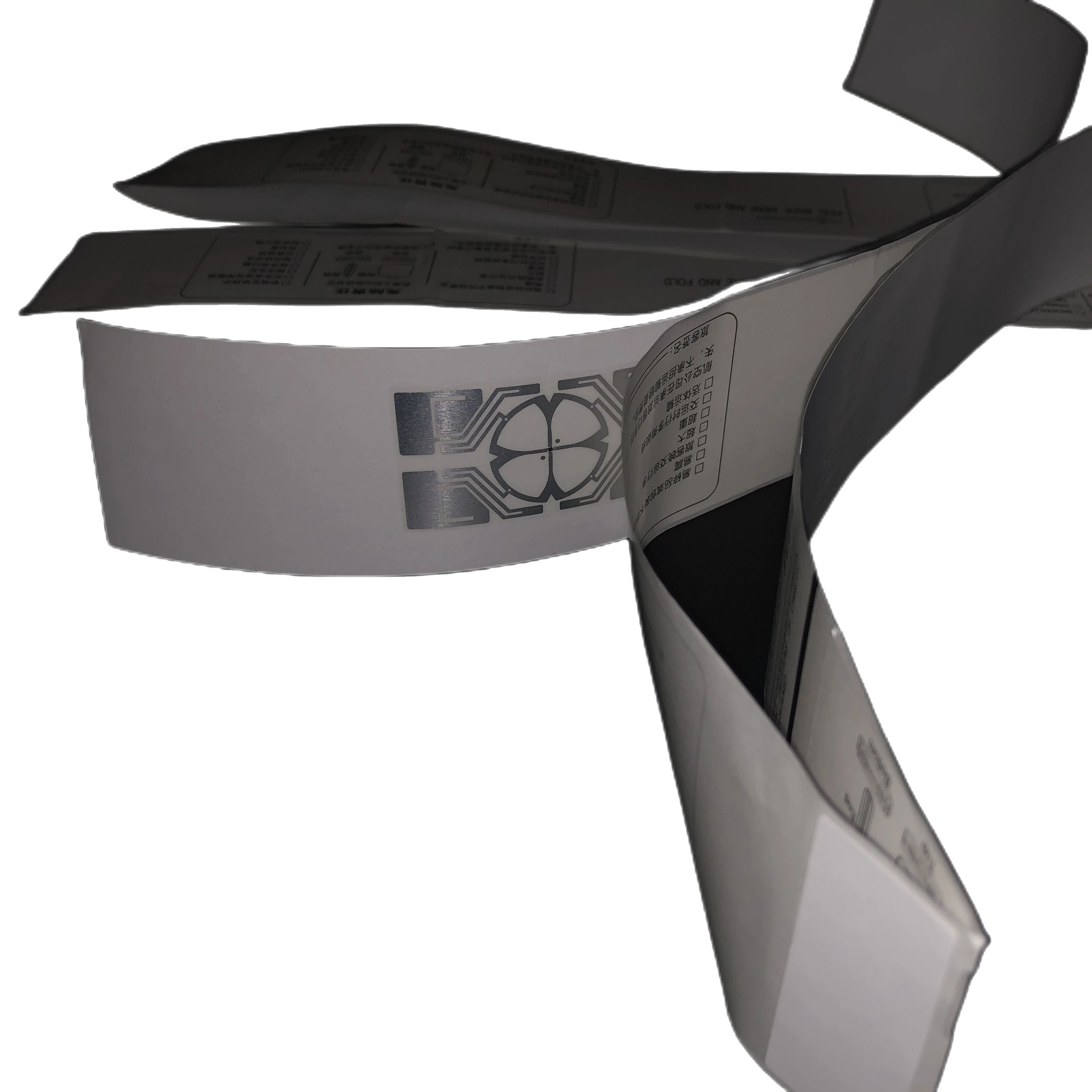 Waterproof UHF Baggage Tag thermal paper Offset Printing 860~960Mhz Passive RFID Luggage Sticker custom