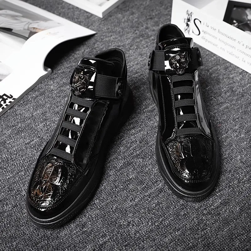 Fashion Flat Casual shoes Genuine Leather Male casual shoes for men leather walking shoe