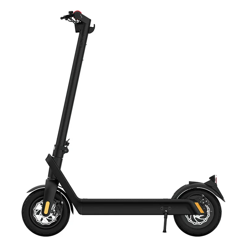 Foldable Electric Motorcycle Scooter 36V 15.6AH 500W WMax Black Motor Power Battery Time Charging Tutu Color Double Brake Origin