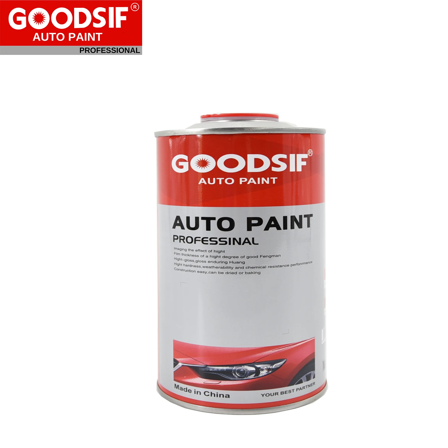 2K Acrylic Transparent Coating HS MS Clear Coat Auto Epoxy Primer GOODSIF Car Paint Varnish Factory