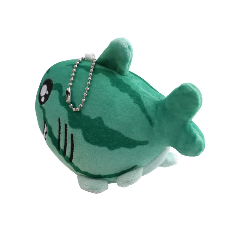 Internet Celebrity Shark Pendant Keychain PP Cotton Filling Shark Plush Doll Bag Pendant Key Ring For Girl Backpack Accessories