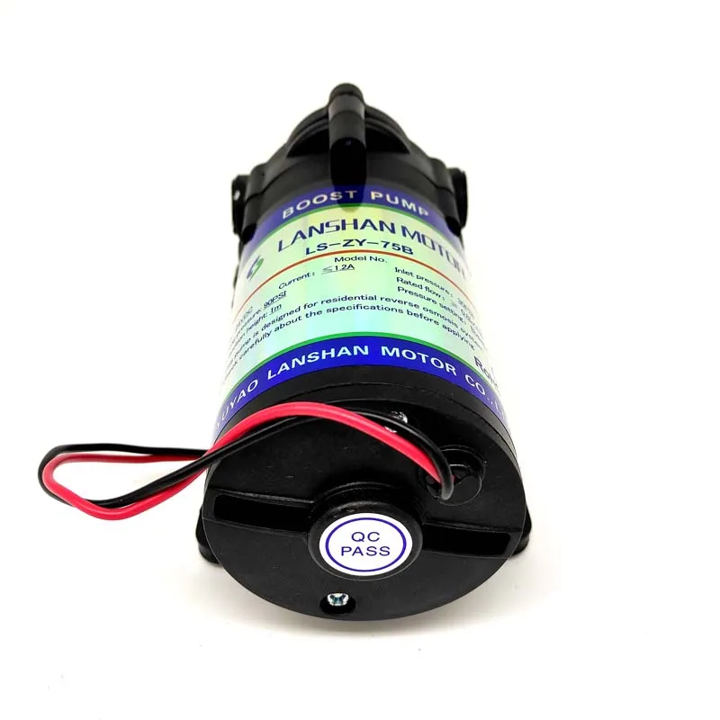 kitchen use 75 gpd RO system water purifier booster pump with pressure motor