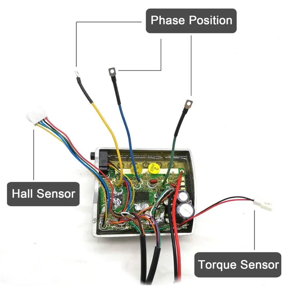 Greenpedel TSDZ2 Tongsheng Mid Drive Motor Controller 36V 48V 250W 350W 500W Electric Bicycle Ebike Controller