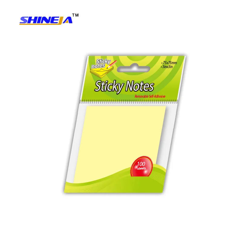 100 Sheets Memo Pad Style Sticky Notes for School and Office in Good Quality