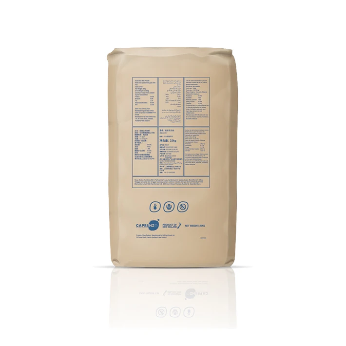 Wholesale Everyday Natrual Dairy Ingredient High Quality 100% New Zealand Pure 25kg Bag Goat Millk Skim Powder