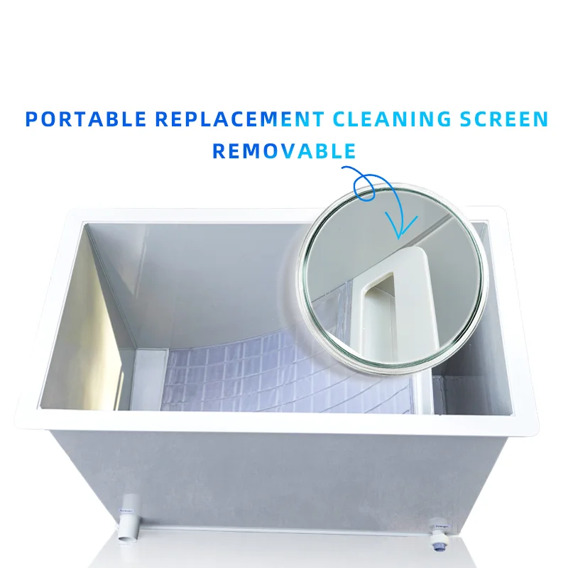 QihangRAS customizable under gravel filter for shrimp tank 75 micron mesh seive filter aquarium koi pond sieve filter