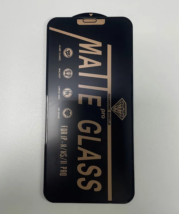 Matte screen protector  Diamond Shield glass screen protector for iphone 12 for redmi note 10 mobile screen gard