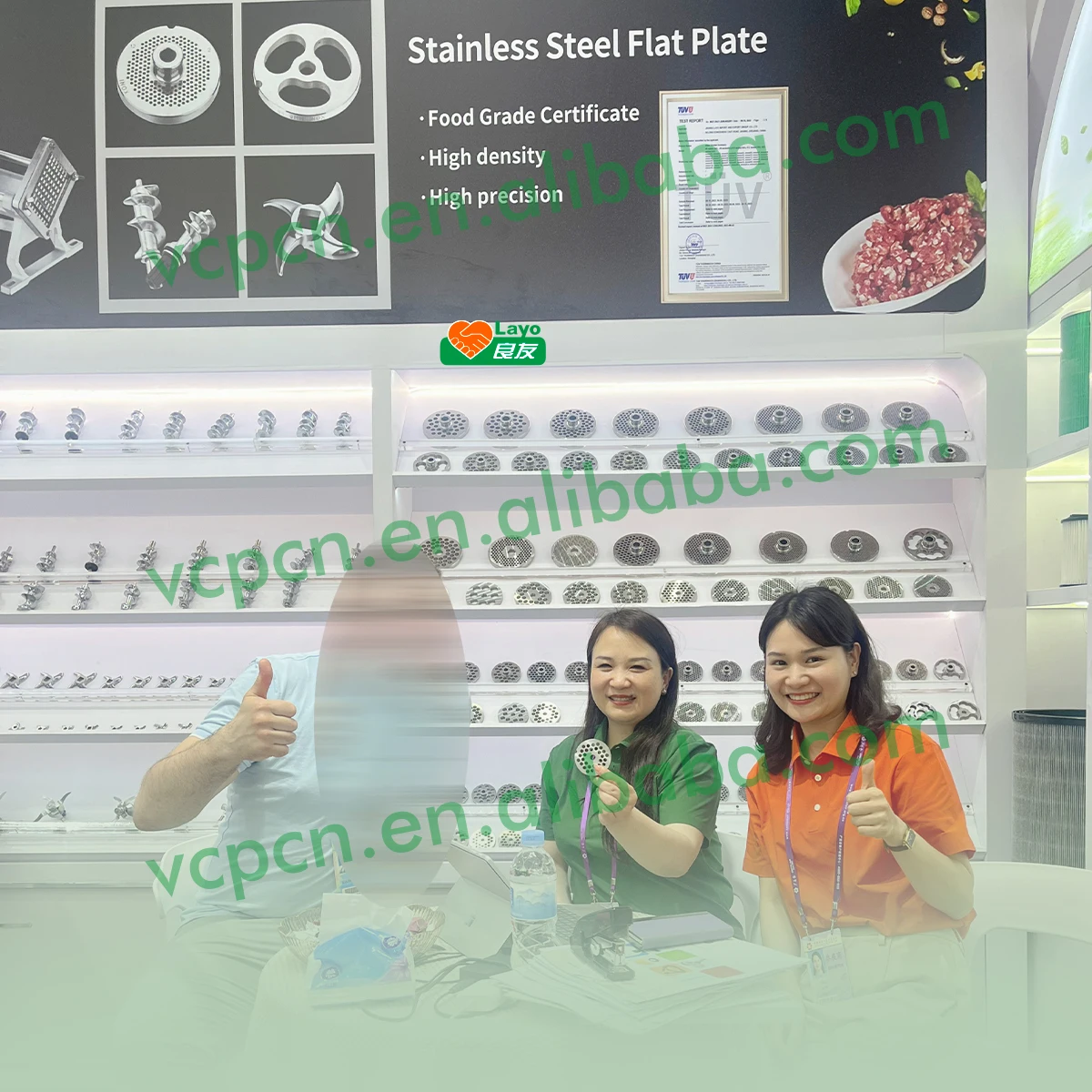 Pork Meat Mincer Grinder Crusher Screw Auger Meat Grinder Mincer Spare Parts Accessory Screw Ring Stainless Steel Aluminium