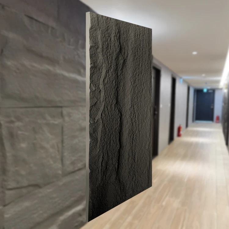 Price Artificial PU Stone Slabs Veneer Cladding Exterior Wall Stone Outdoor Siding for Home Decoration High Building