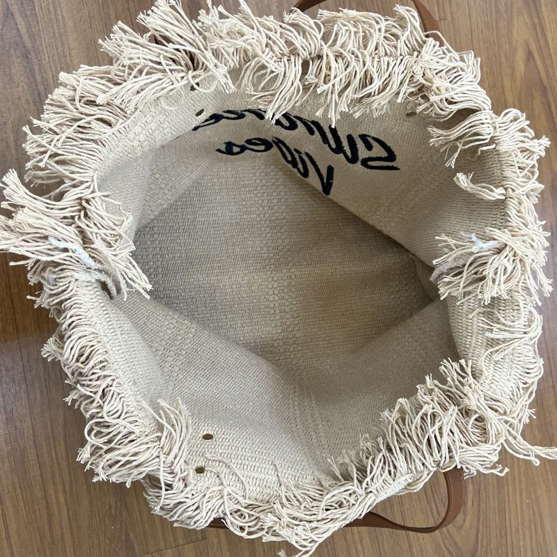 Customized Hand Carry Travel Tote Bag Canvas Shopping Canvas  Bag Large Capacity Summer Beach Bags