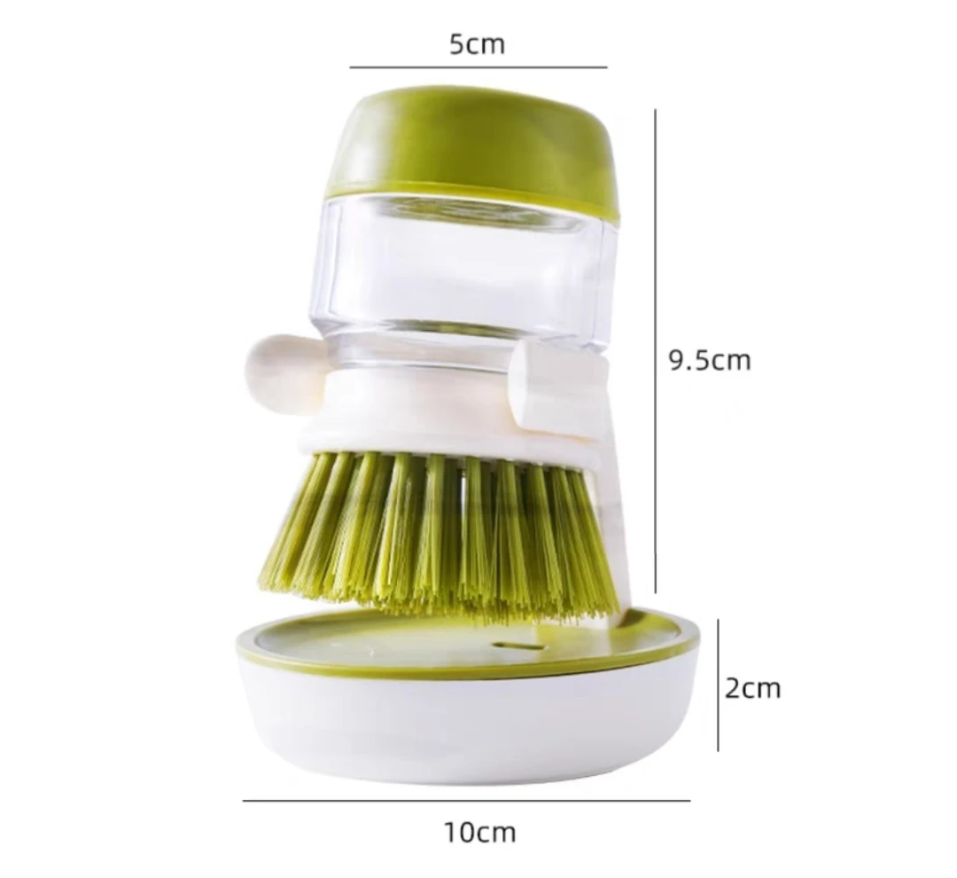 Hot-selling Soap Dispensing Brush Dish Cleaning brush Kitchen  plastic scrubber brush for Dishes Pots Pans Sink Cleaning