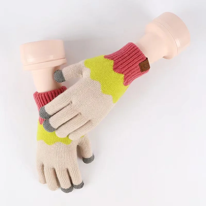 Winter Glove Unisex Warmer Magic Knitted Acrylic Gloves Touch Screen