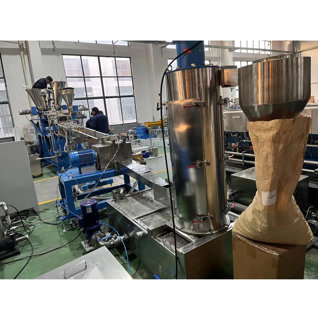 PLA Starch-Based Biodegradable Plastic Twin Screw Extruder Machine plastic granulator production line