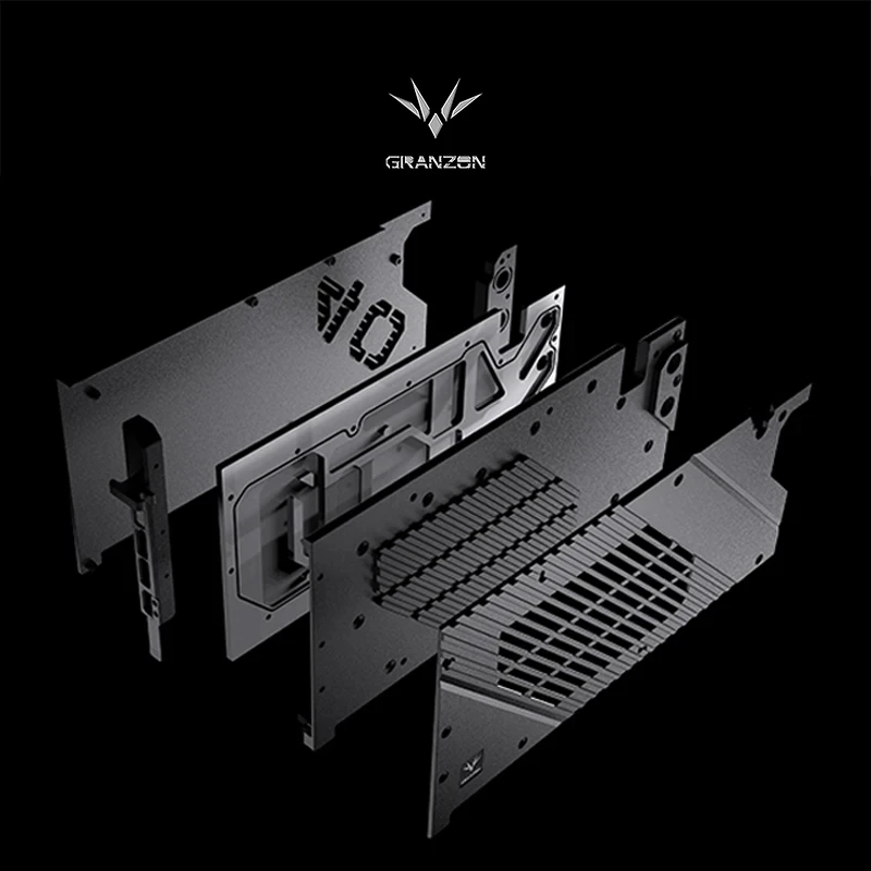 Granzon Full Armor GPU Block for MSI RTX 4090 Suprim X / RTX4090 GAMING X TRIO 24G ,VGA Liquid Cooler System GBN-MS4090TRIO