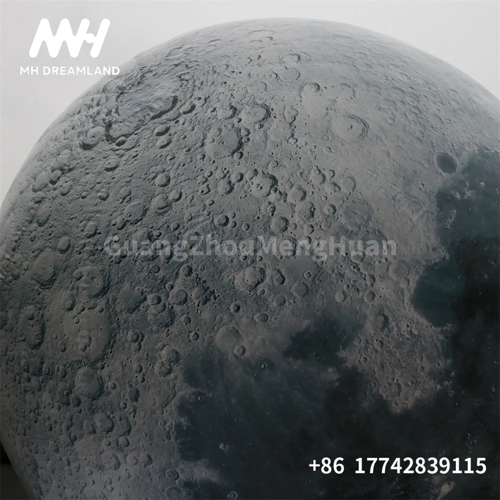 Outdoor Inflatable Moon Planet Balloon with Light Advertising Toys Party Commercial for Outdoor indoor