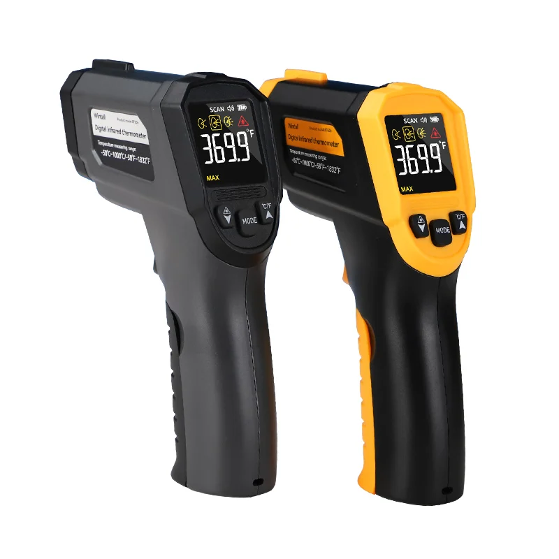 Hot sale digital thermometers laser handheld infrared thermometer gun for industrial pyrometer