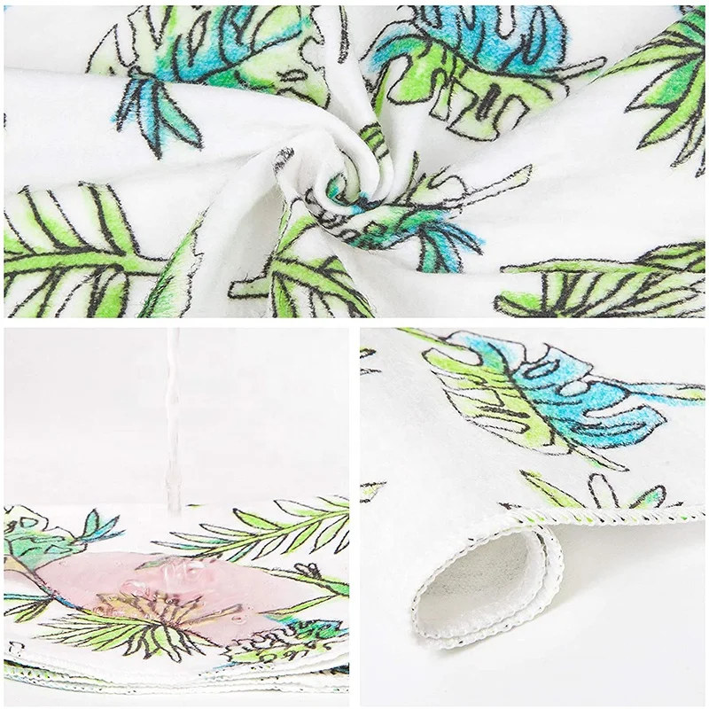 Good Quality Promotional Fashion Eco-friendly and Organic Reusable Kitchen Unpaper Towel With Wooden Support