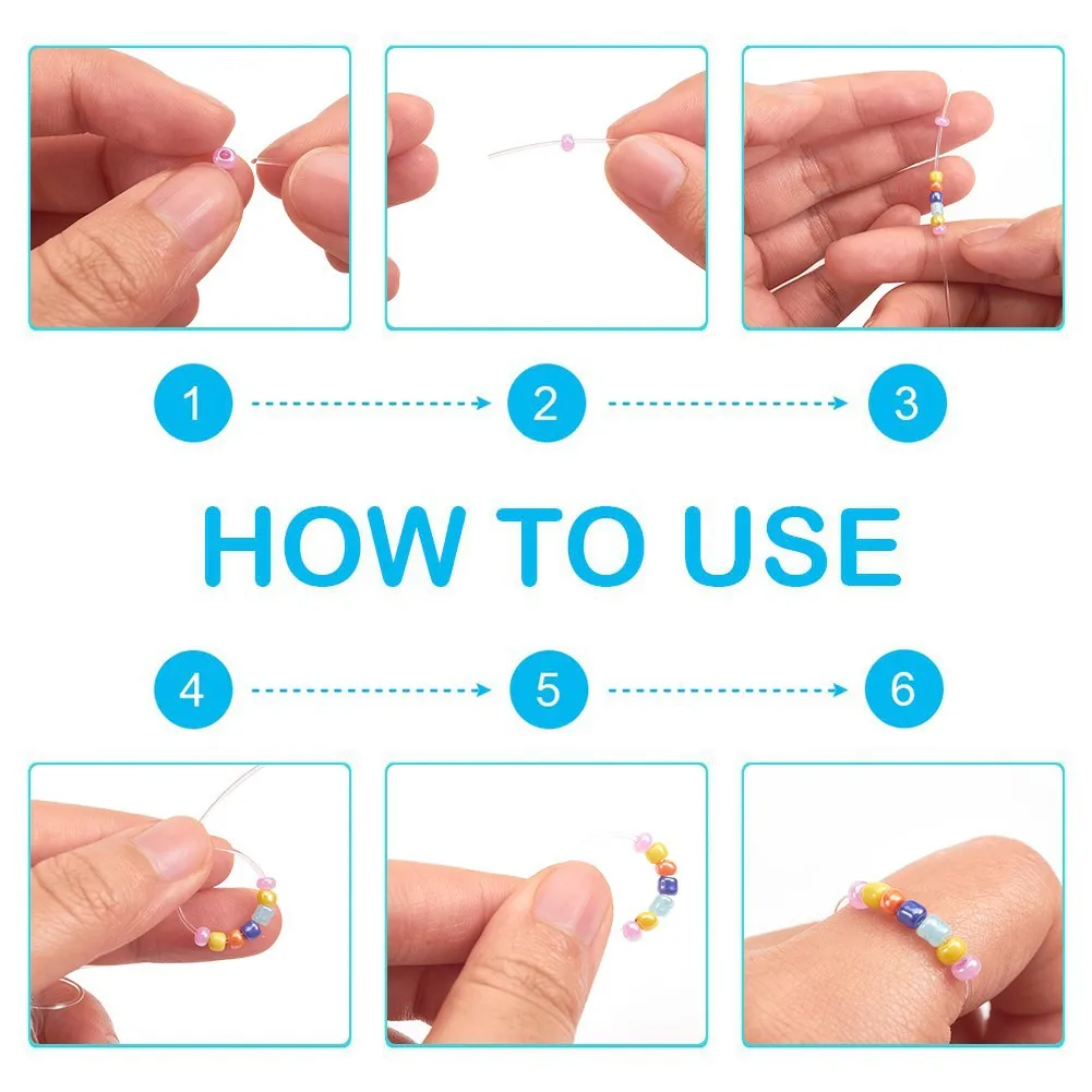 PandaHall 15 color glass small seed beads suit handmade beaded material ornament accessories DIY wholesale boxed beads