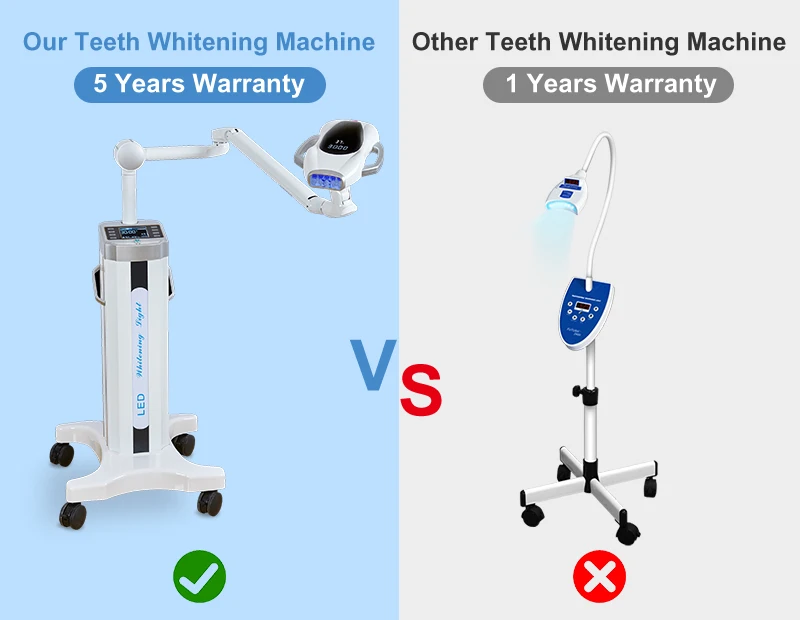 Dental Clinic Small 40w 80 Watt Laser 60w White Led Lamp Light Teeth Whitening Machine For Professional Use