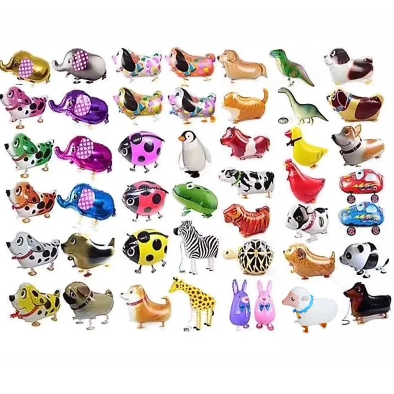 Walking Animal Balloons Pet Dog balloons Puppy Dogs Birthday Party Supplies Kids Balloon Animal Theme Birthday Party Decorations
