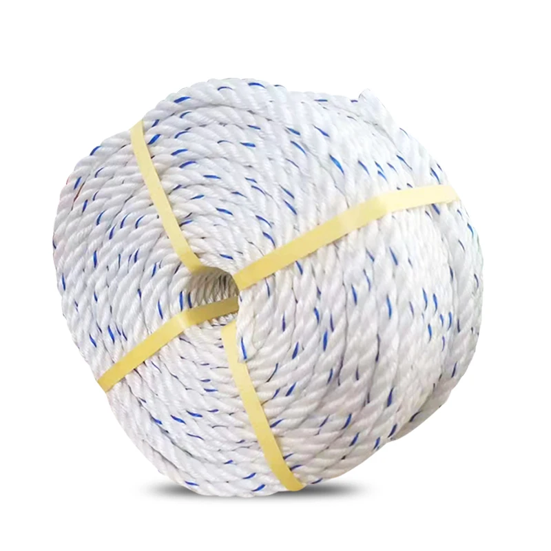 3 Strands polypropylene PP Multifilament rope Tali danline  rope in plastic spools