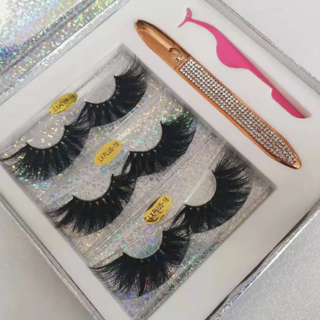 Factory price newest styles magnetic eyeliner and 3pairs lashes 3d wholesale magnetic eyelashes