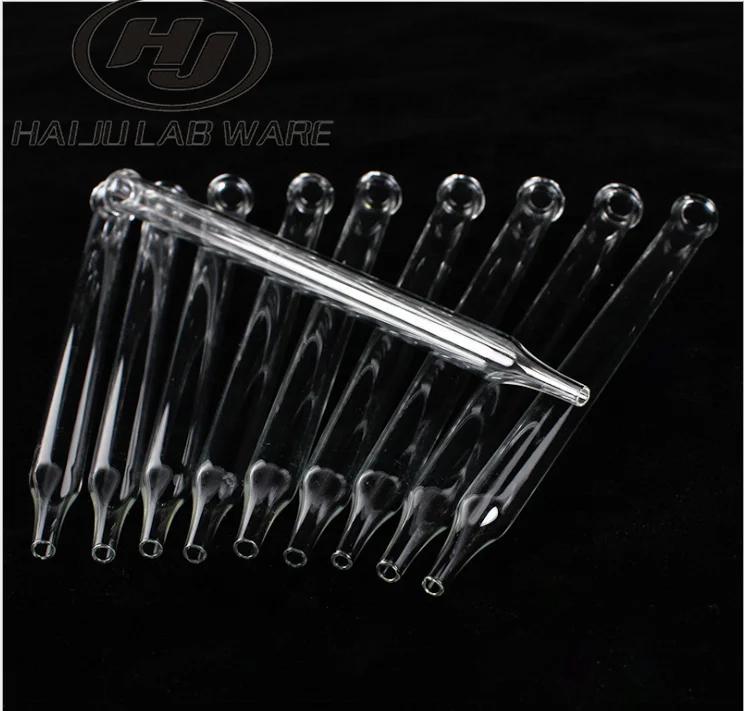 
HAIJU Factory Direct Selling Customizable Experimental Straight-tip Glass Graduated Dropper With Calibration For Lab 